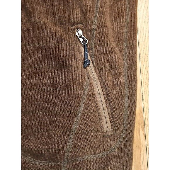 Mountain Hard Wear Fleece Jacket Men's Small Brown Zip up Soft Warm - Picture 6 of 9